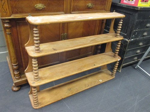 Lot 394 - A mid 19th century continental four tier...