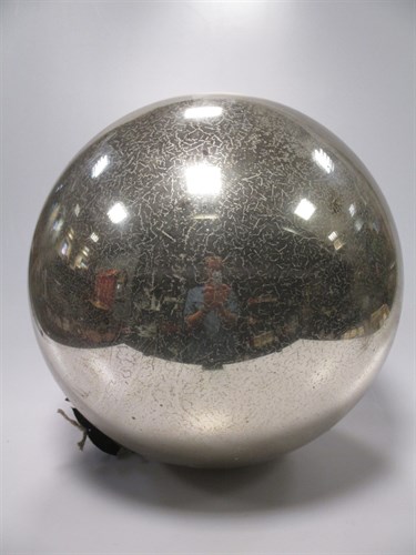 Lot 71 - Three early 20th century glass witch's balls...