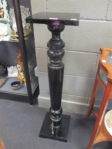 Lot 392 - A Victorian walnut and ebonised drop leaf...
