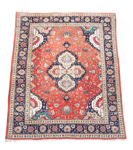 Lot 484 - A North West Persian red ground rug