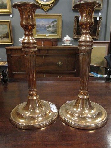 Lot 190 - A pair of late 18th century bell metal...
