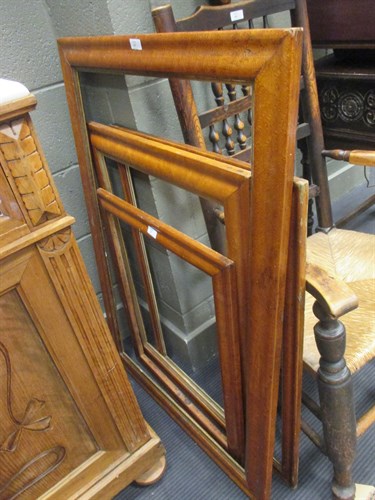 Lot 367 - A group of four 19th Century rectangular maple...