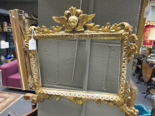 Lot 369 - An 18th Century carved gilt-wood frame of...