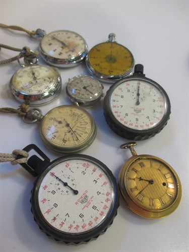 Lot 168 - Two stopwatches for rowing by Heuer and a...