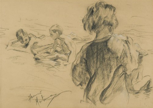 Lot 190 - Franco Matania (British, 1922–2006), Children...