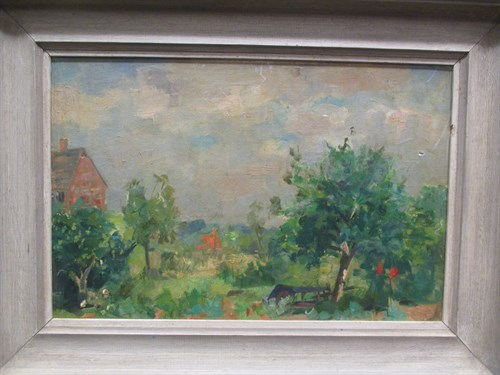 Lot 267 - Dewing, Braybrooke Higham Hall, oil on canvas