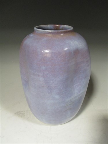 Lot 7 - A 20th century Japanese vase with pinched sides