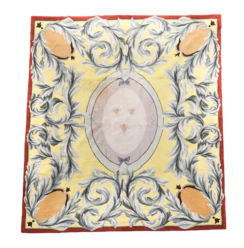 Lot 481 - A large 20th century Continental carpet of Baroque design
