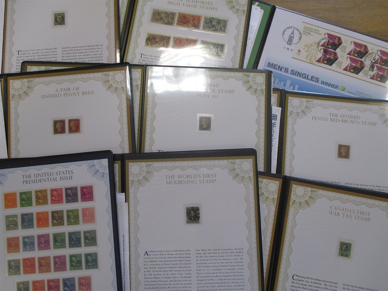 Lot 109 - Westminster Collection Stamps, 18 albums, each...