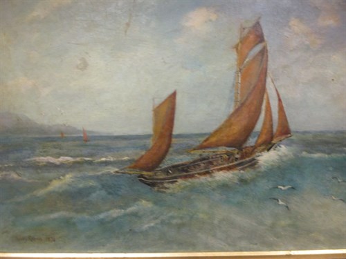 Lot 294 - Henry Harris (British, 19th century) 'Fishing...