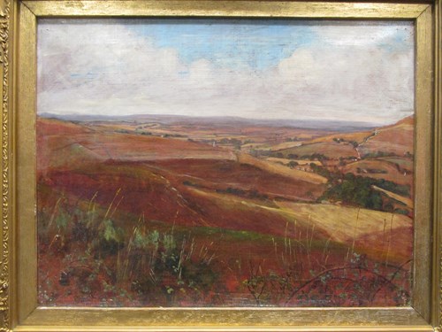Lot 292 - Katherine Anne Riches, view of the South Downs,...