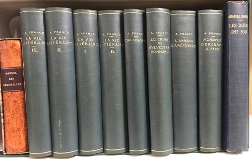 Lot 444 - Literature and music. FRANCE (A) Works, 8 vol....