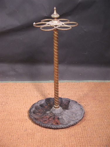 Lot 426 - A Victorian bronze and cast iron...