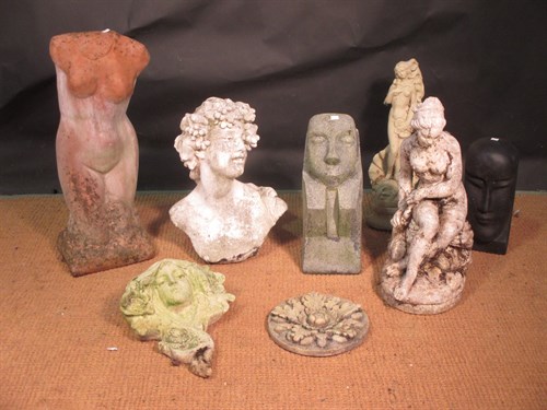 Lot 419 - A collection of eight 20th century garden...