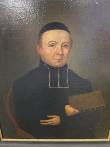 Lot 314 - French School, 18th Century, Study of a Jesuit...