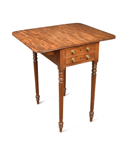 Lot 425 - A Regency mahogany work table in the manner of Gillows