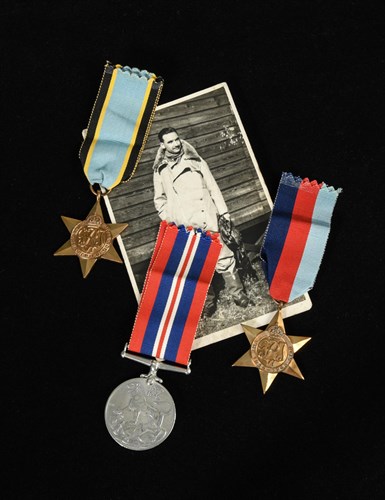 Lot 264 - A trio of WWII RAF medals to sergeant Ernest Welbourne 943567