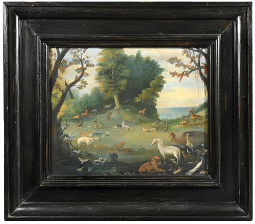 Lot 97 - Follower of Jan van Kessel  (Flemish, 1626-1679)