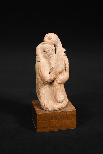 Lot 272 - An Egyptian terracotta Harpocrates