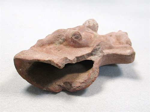 Lot 275 - An Egyptian terracotta horse and rider