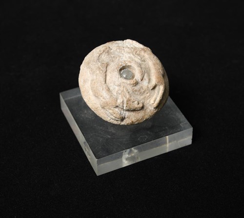 Lot 277 - An Egyptian stone loom weight