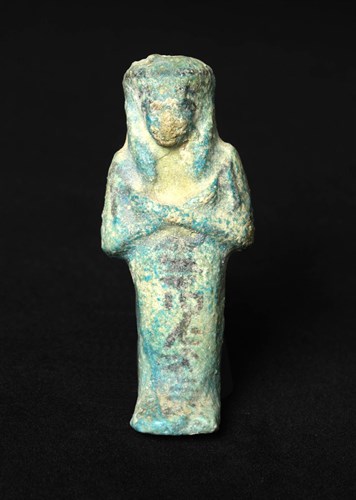 Lot 278 - An Egyptian faience Shabti