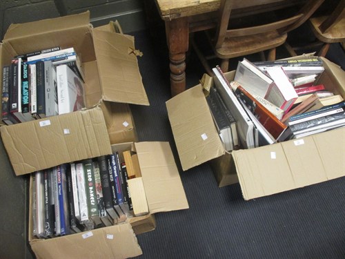 Lot 444 - Books on film, theatre and stage. Large...