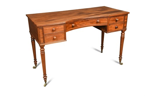 Lot 432 - A George IV mahogany dressing table by Gillows