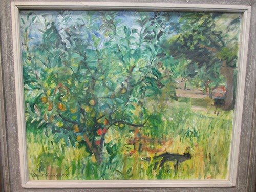 Lot 375 - Rupert Shepherd (1909-1992) An Orchard scene,...