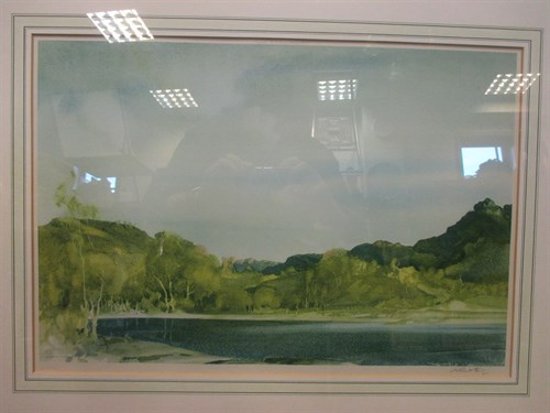 Lot 346 - Bernard Myers, Newnham Grange brown toned...