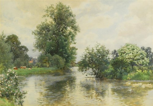 Lot 85 - Alfred William Parsons, RA, PRWS (British, 1847-1920)