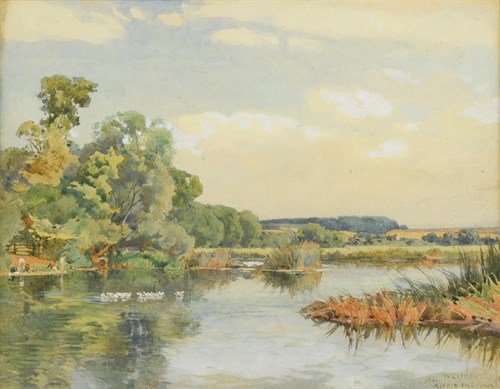 Lot 86 - Alfred William Parsons, RA, PRWS  (British, 1847-1920)