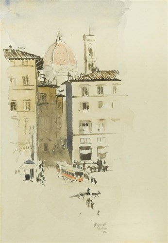 Lot 188 - A. Rackham, Florence, signed lower right "A...
