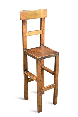 Lot 397 - A 19th century child's correction chair