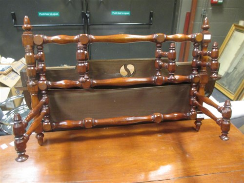 Lot 548 - A Victorian mahogany wig and cravat folding...