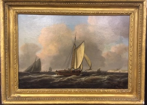 Lot 389 - English School (19th century), Sailing vessels...