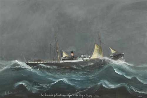 Lot 66 - Luigi Roberto (Italian, 1845-1910), "SS...