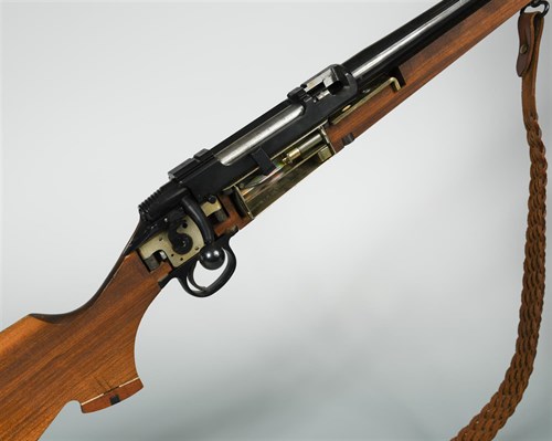 Lot 245 - Lakelander, a model 389 cut-away display rifle
