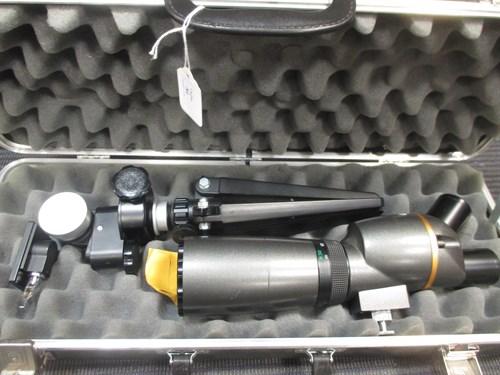 Lot 84 - A Greenkat spotting scope and tripod, cased
