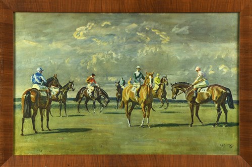 Lot 112 - After Sir Alfred Munnings, Before the Start,...