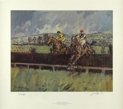 Lot 24 - Peter Biegel, Cheltenham Gold Cup 1964, Arkle...