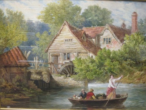 Lot 262 - Henry Hobson (act.1857-1870), Figures in a...