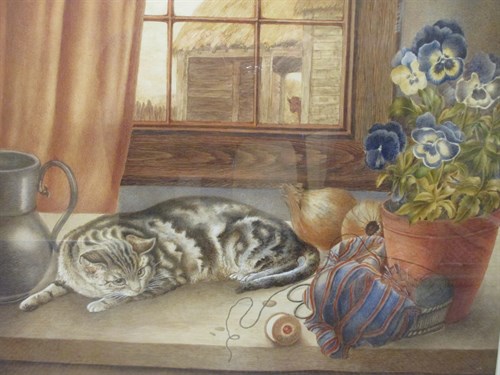 Lot 275 - English Naïve School (late 19th century), cat...