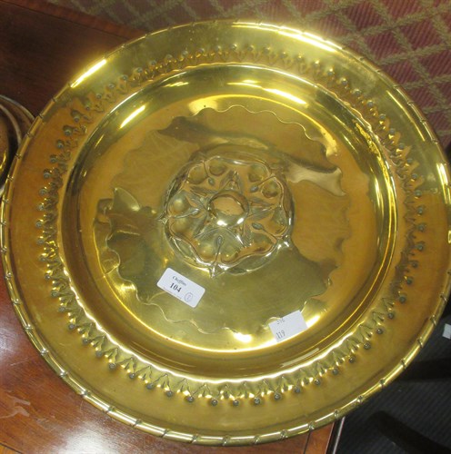 Lot 104 - An 18th/19th century Augsburg type brass...