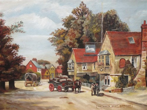 Lot 287 - Wilde, The White Hart, Godstone, Signed and...