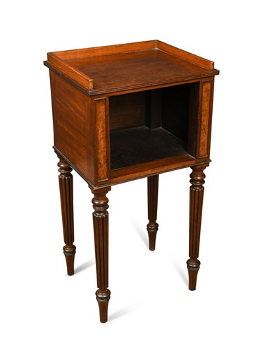 Lot 429 - A Regency mahogany night table in the manner of Gillows