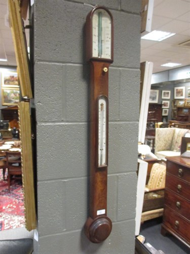 Lot 518 - A late Victorian/Edwardian mahogany stick...