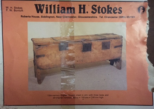 Lot 382 - A 15th century elm and iron bound boarded chest