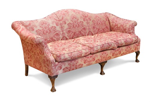 Lot 408 - A George II style sofa
