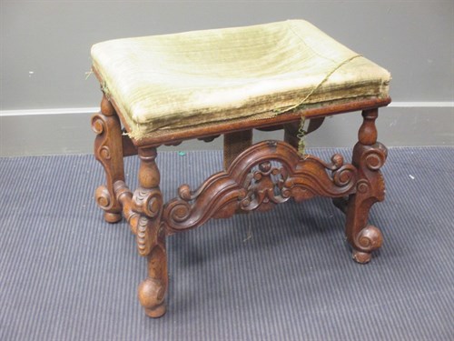 Lot 416 - A Liberty stool, 47 x 54 x 39cm